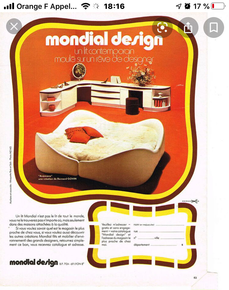 Anemone bed by Bernard Gauvin 1972