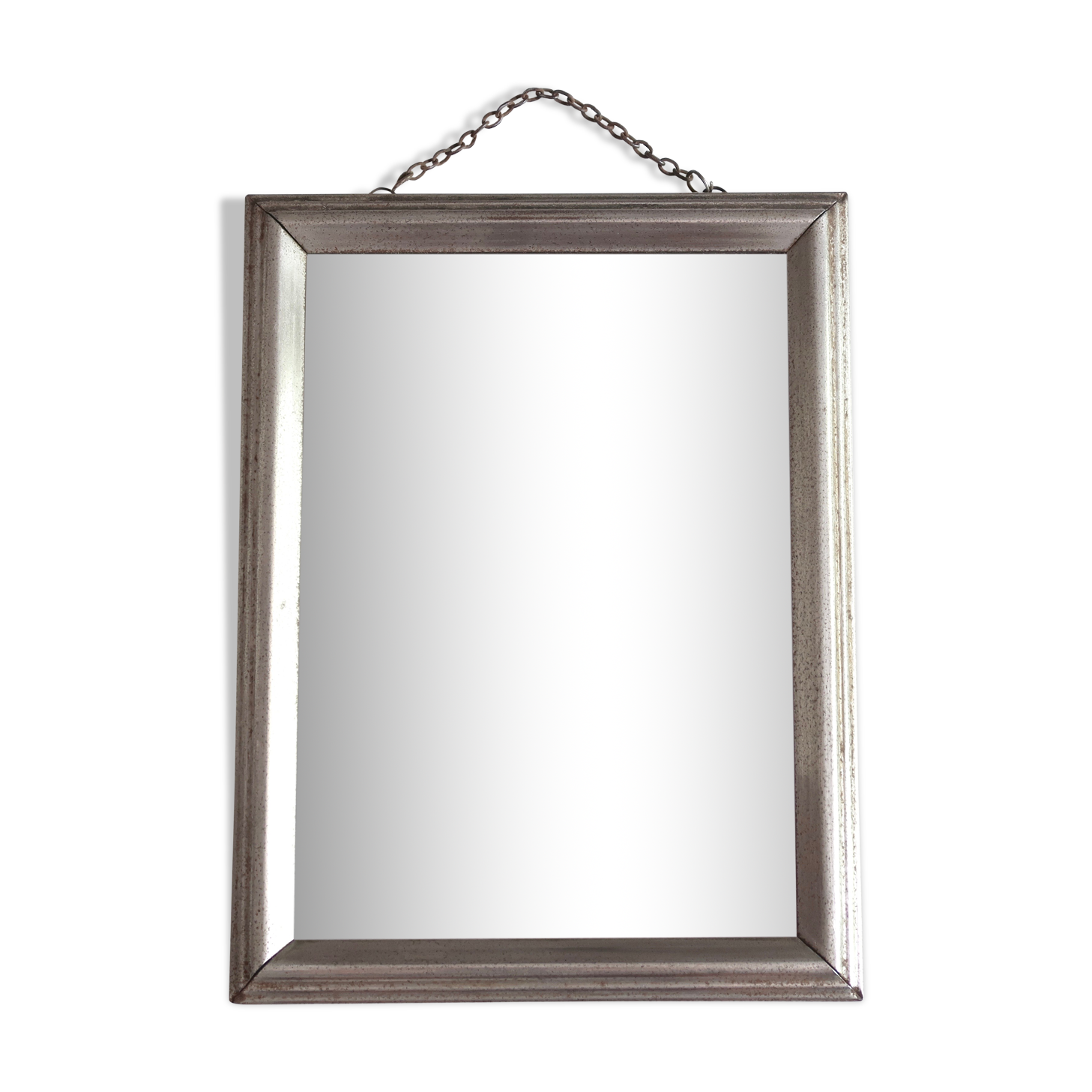 Miroir de barbier rectangulaire, années 50