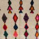 Large handmade colourful rug, 295 x 195 cm - G1087