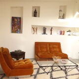 Armchair and bench Jacques Charpentier
