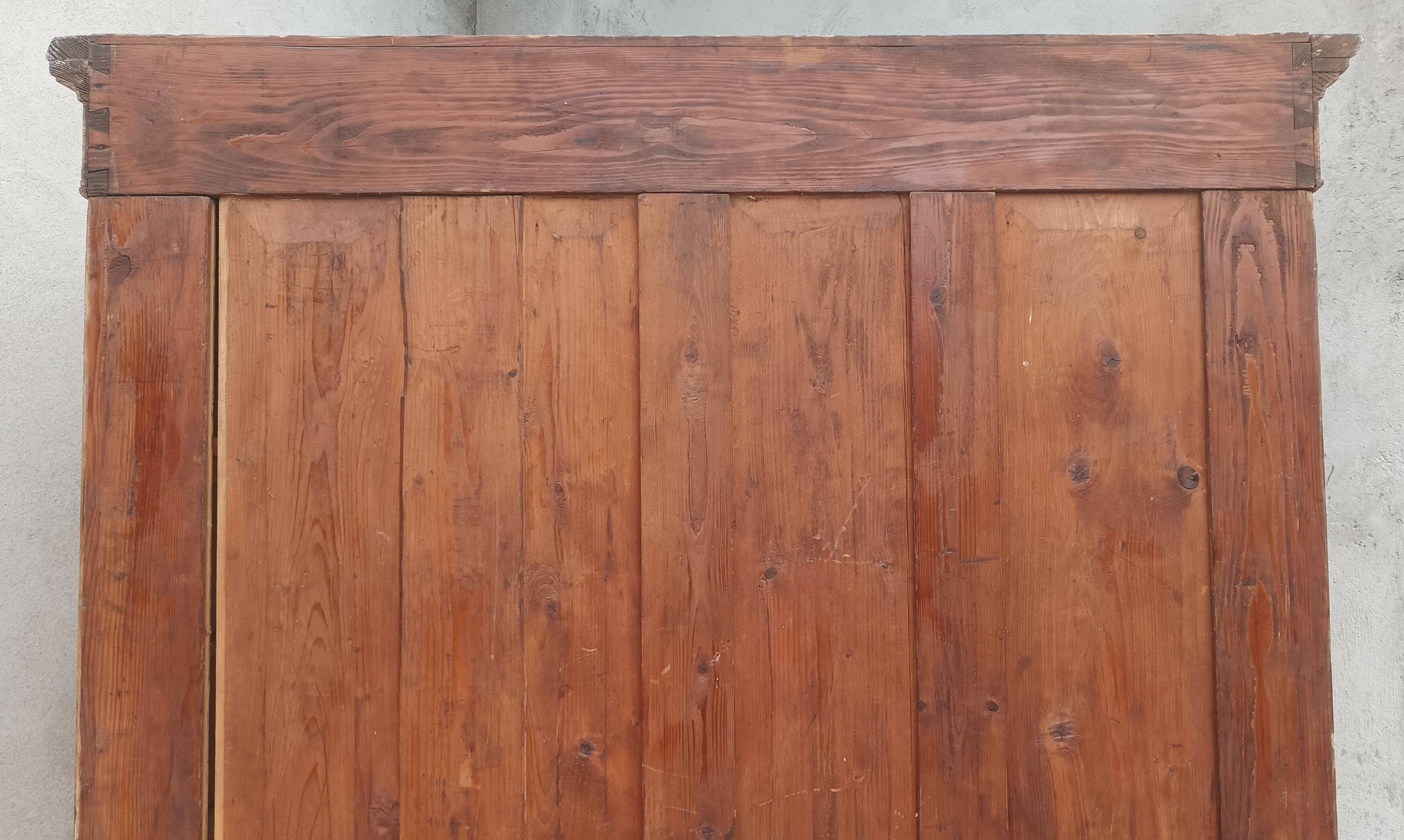 19th century larch mountain chalet wardrobe