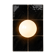 Black zellige wall light