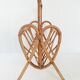 Porte-revues en rotin vintage