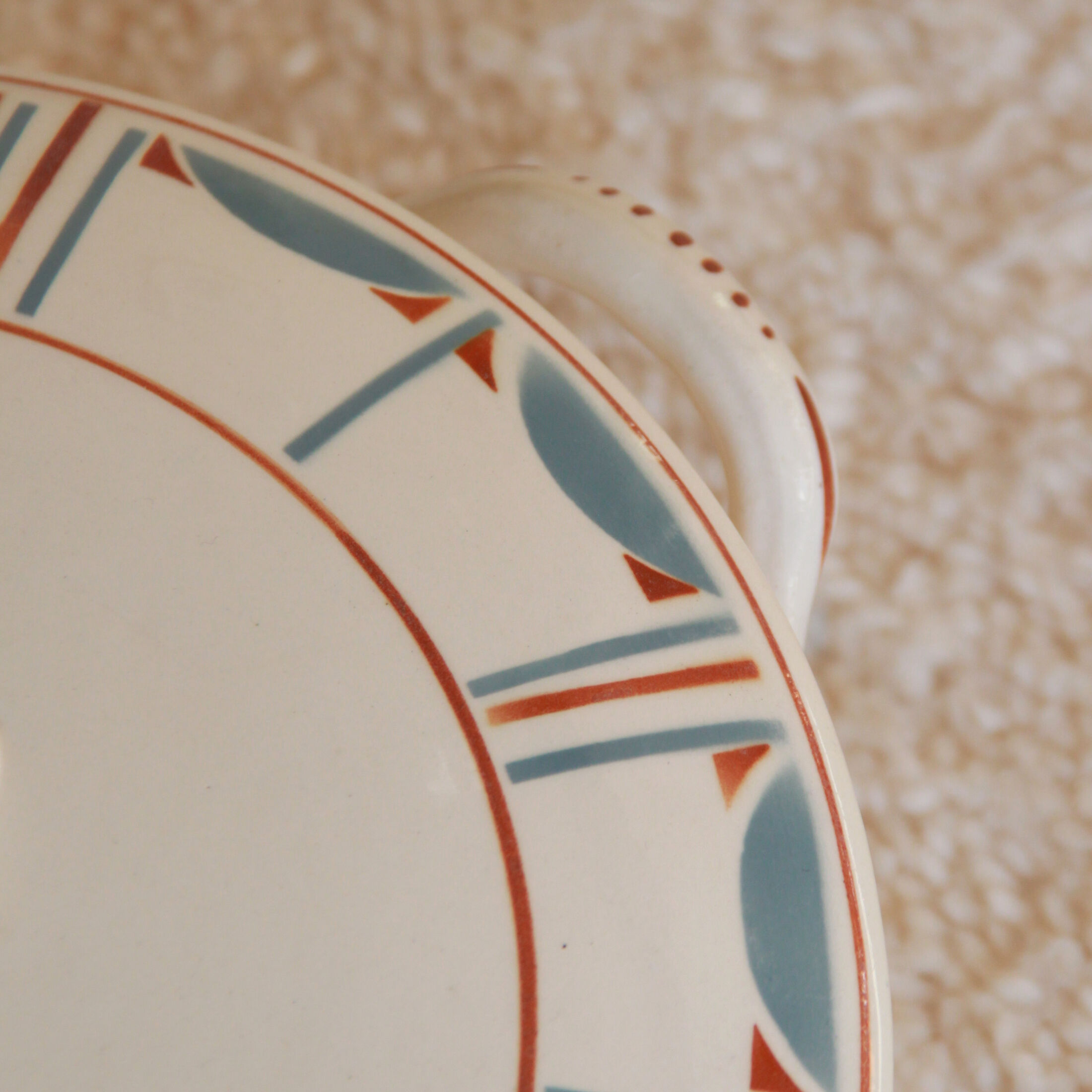 Soup vegetable old earthenware Longwy model 729