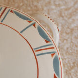 Soup vegetable old earthenware Longwy model 729