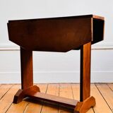 Folding table, Art Deco pedestal table