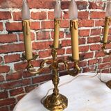 Pair of candelabras Louis XVI style