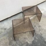 Plexiglass trundle tables