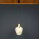 Multicoloured opaline glass pendant light from Murano by Stilnovo, Italy, 1950s.