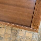 1960s Midcentury Modern Wooden Folding Serving Cart