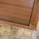 Mid-century modern folding wooden service trolley from the 1960s