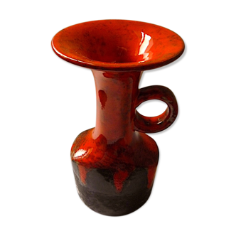 Vintage Gouda earthenware vase
