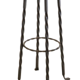 Set of 4 brutalist vintage stools 'Villingen'