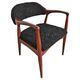 Mid Century Modern armchair in astrakhan lambskin, Yugoslavia 1960s