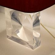 Romeo Rega lucite table lamp, 1970s