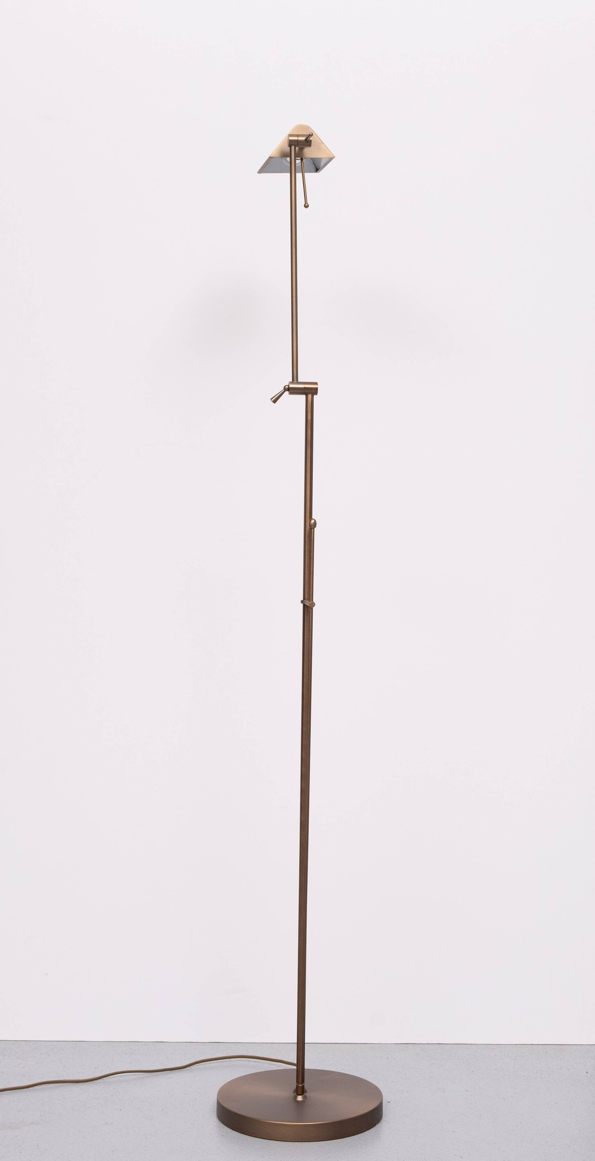Steinhauer Bronze color floor lamp 1980s Germany