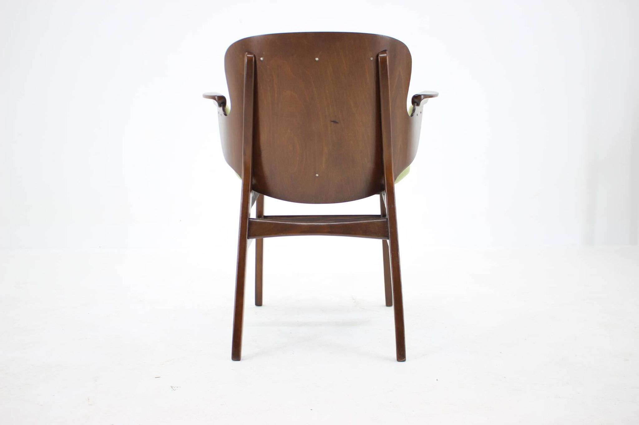 1950s Hans Olsen Beech Shell Chair For Bramin Mobler, Denmark