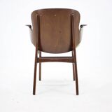 1950s Hans Olsen Beech Shell Chair For Bramin Mobler, Denmark
