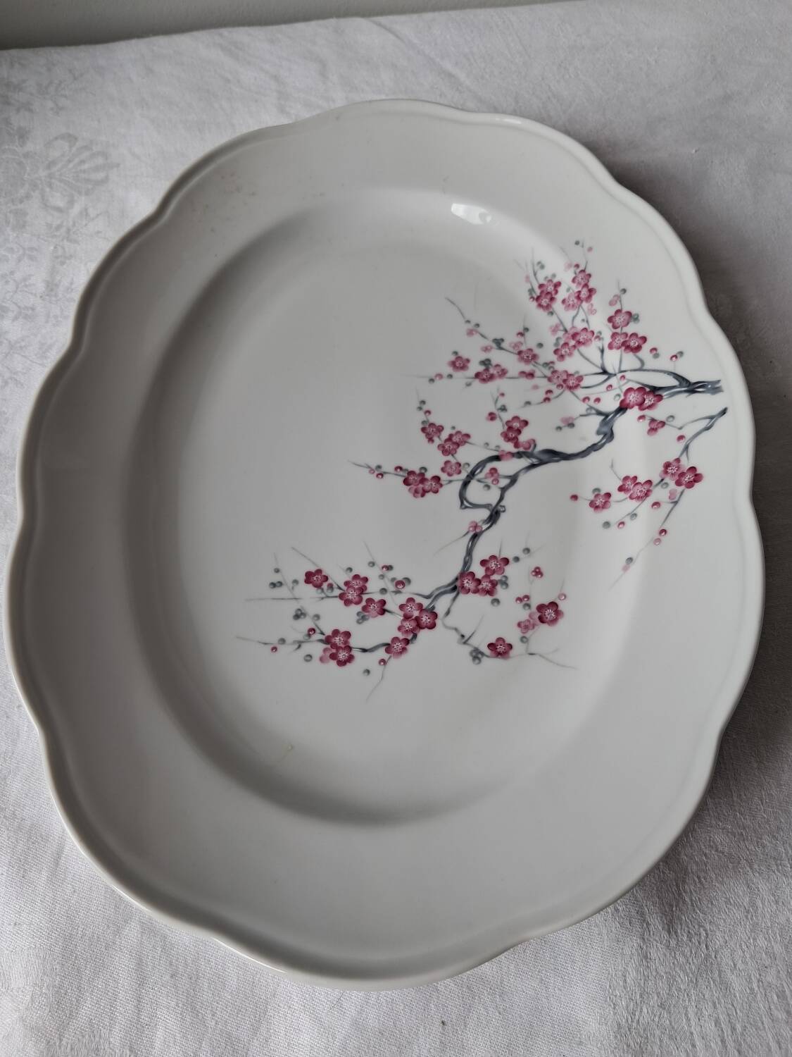 Porcelain dish. Creation A.Deshoulières