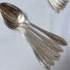 37-piece silver-plated metal cutlery set Art Deco