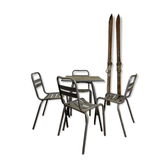 TOLIX chairs and table
