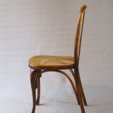 Two Kohn chairs, No. 529, circa 1910, bistro style, caned, bentwood