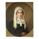 Portrait à l'huile d'une dame, XIXe siècle