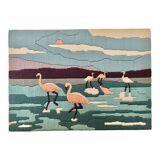 Pink Flamingo canvas tapestry