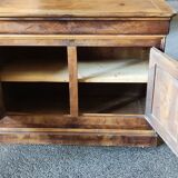 Buffet Louis Philippe walnut 2 doors a drawer