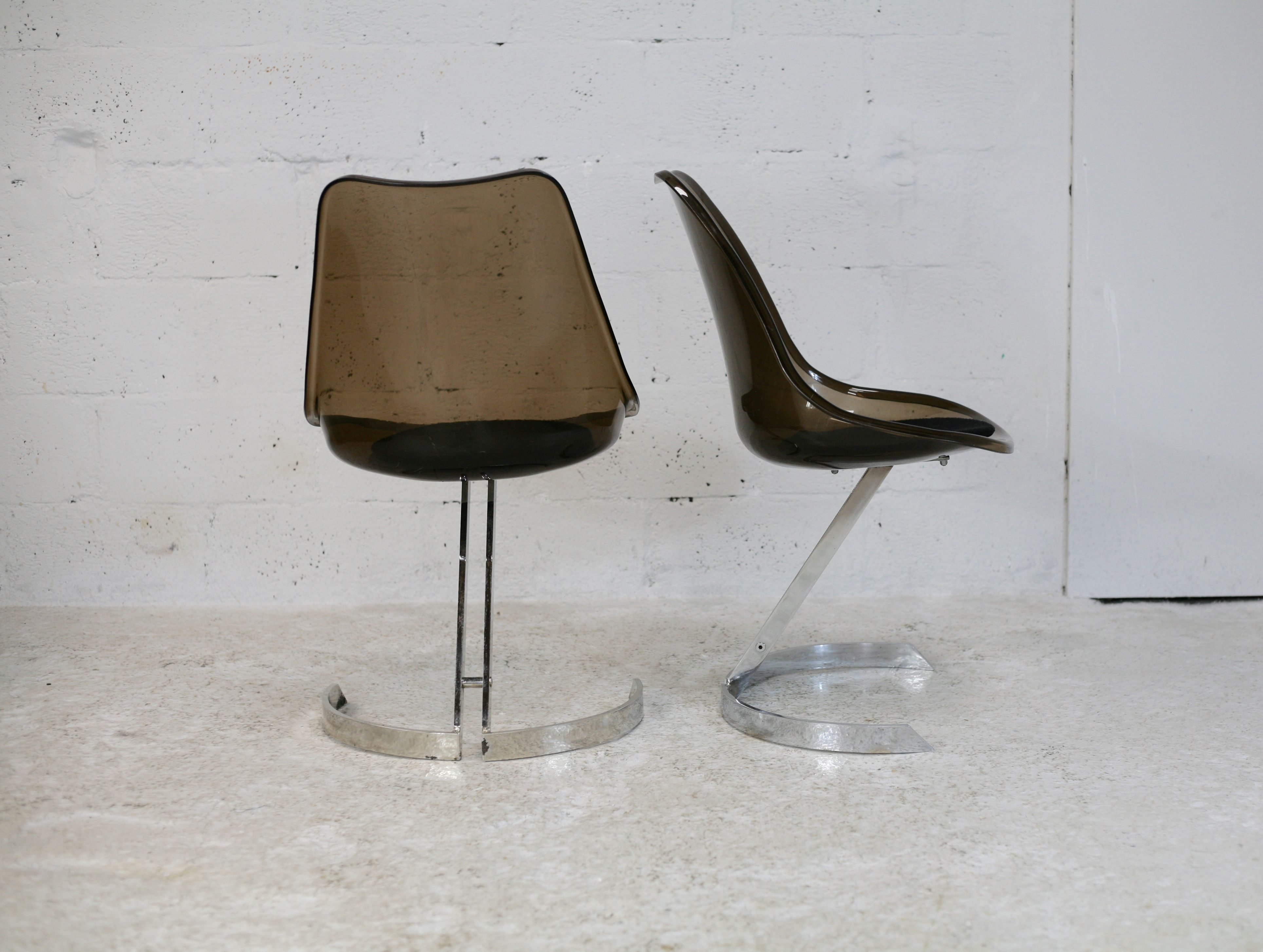 Pair of "space age" chairs