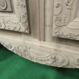 Huge sideboard, 1957, solid natural walnut