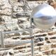 Vintage chrome eyeball floor lamp from the 70s