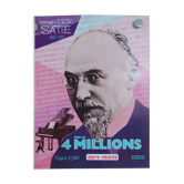 Affiche originale loterie nationale hommage a Erik Satie 1985
