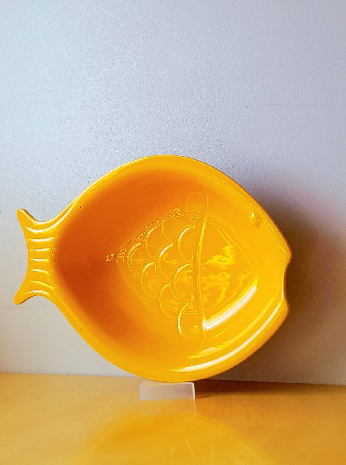 Ceramic fish dish from Brittany