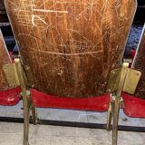 Vintage theater bench