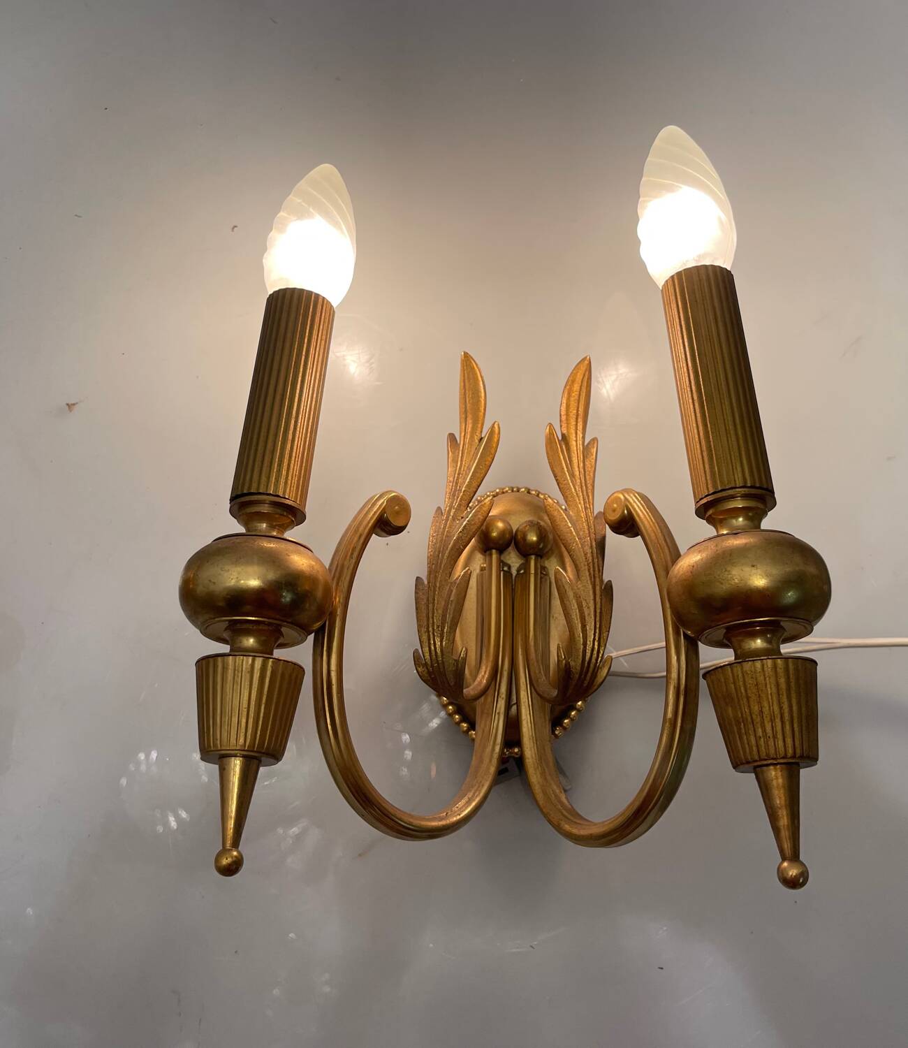 Brass Italian Sconces Set of 2 1970’s