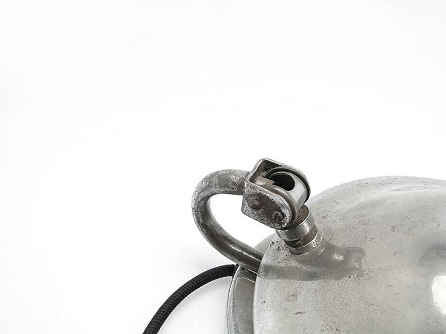 Chrome-plated metal table lamp by J. Hurka for Napako, Czechoslovakia, 1950s