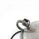 Chrome-plated metal table lamp by J. Hurka for Napako, Czechoslovakia, 1950s
