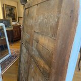 Louis Philippe mirror patinated in white by a lacquer artisan