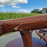 Pair of antique Chinese carved mahogany armchairs, circa 1960s