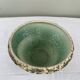 Celadon glazed stoneware bowl signed