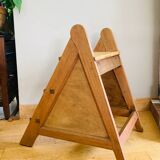 Closed staircase from the mid-20th century, mortise joints