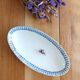 Iron clay dish with earthenware lions