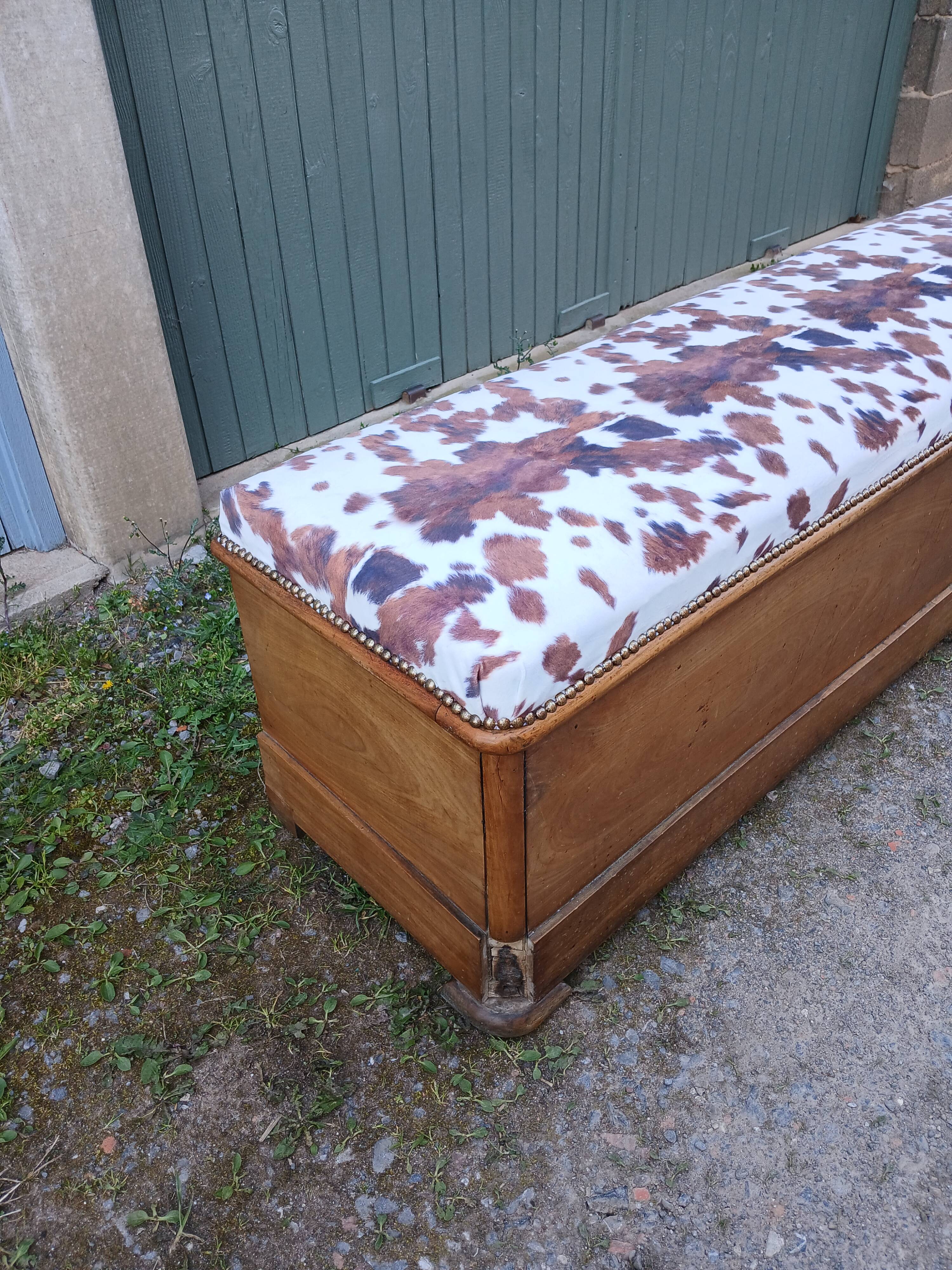 Revisited antique wooden chest