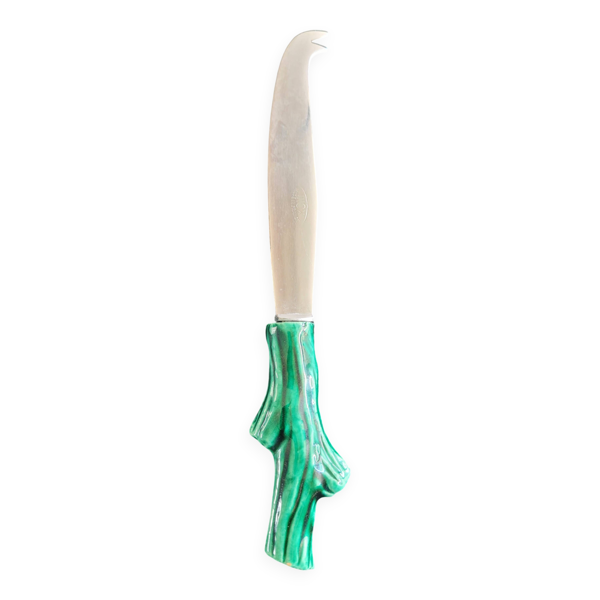 Cheese knife in barbotine