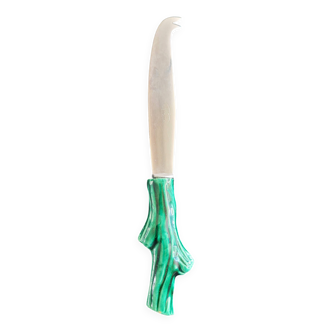 Cheese knife in barbotine