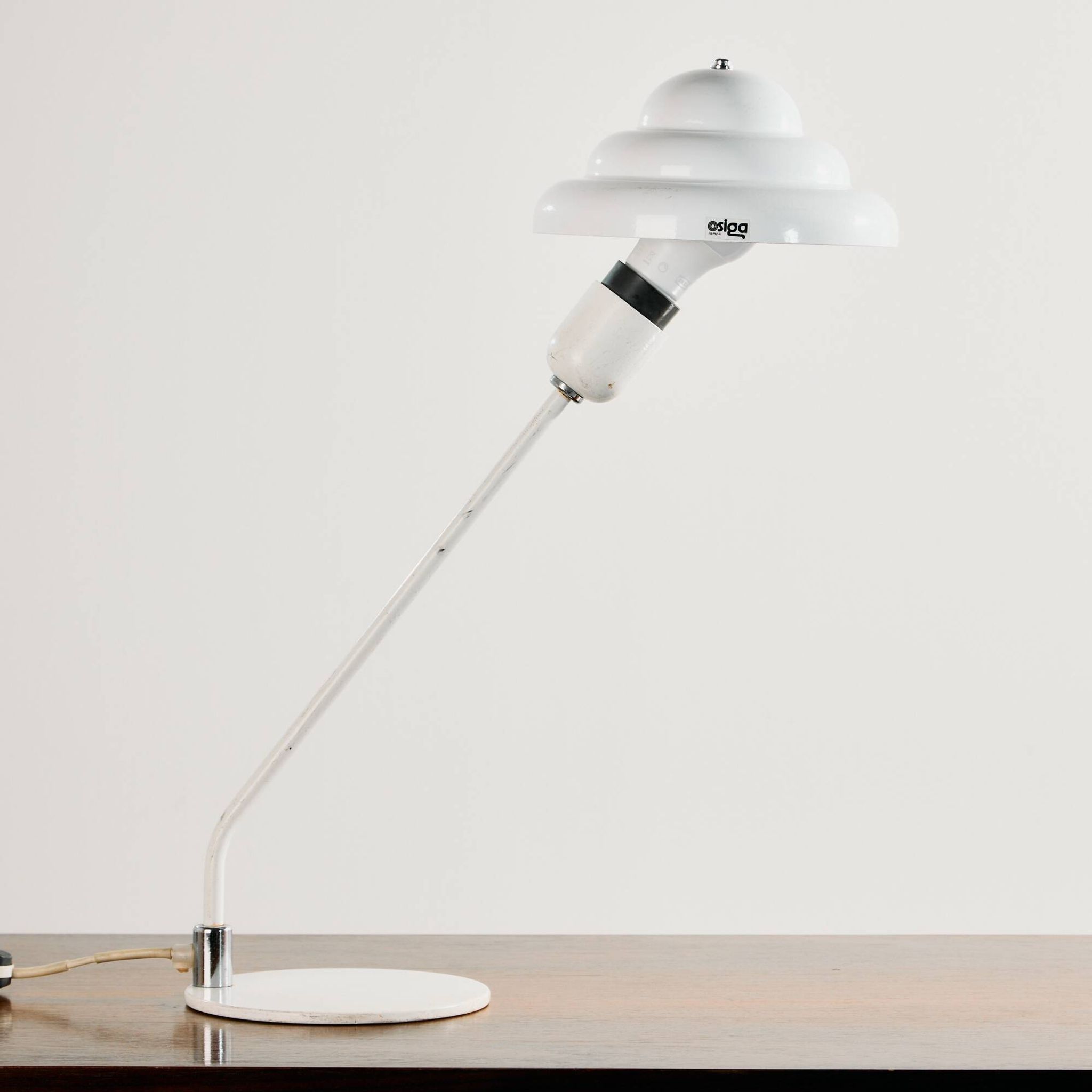 Csiga table lamp by György Radnóti