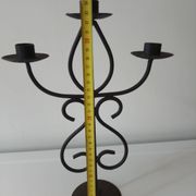Raw wrought iron chandelier