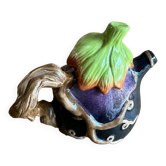 Augergine slip teapot