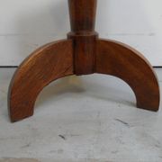 Tabouret de piano vintage en chêne des années 1930